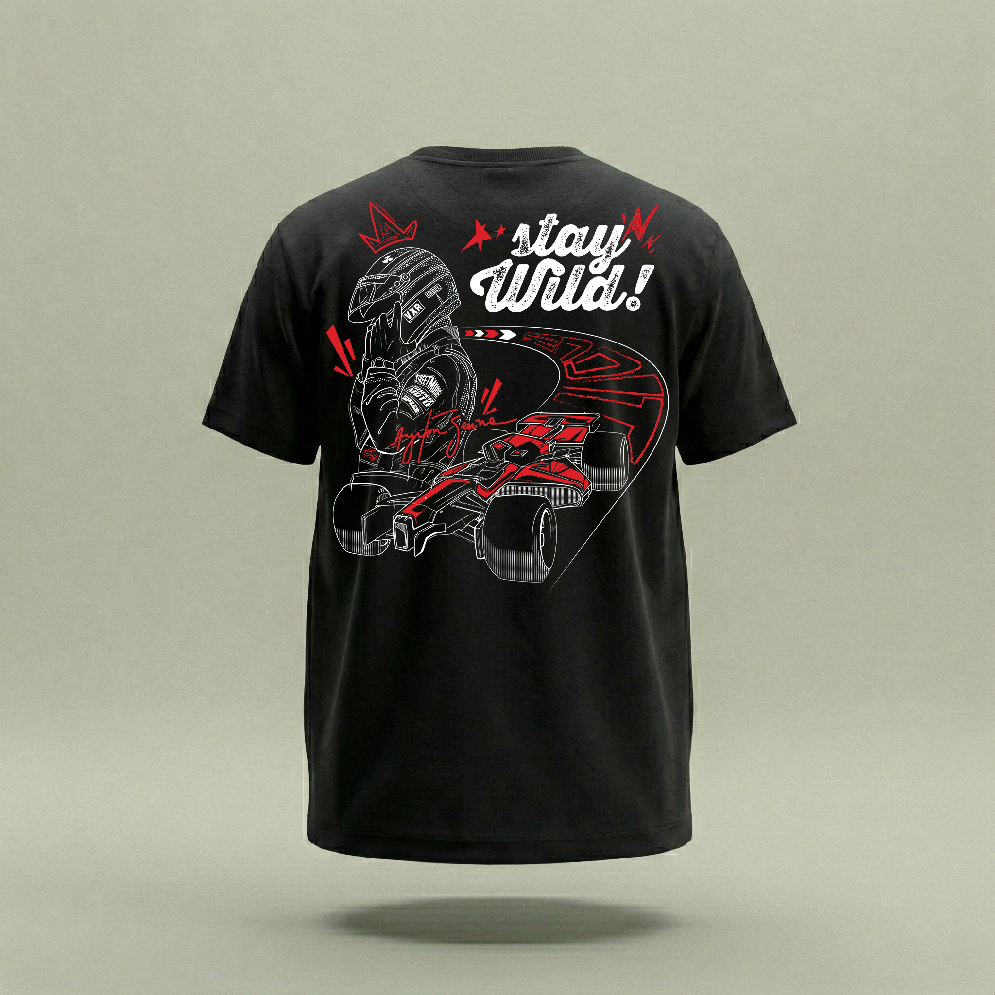 Round Neck Half Sleeve Cotton T-Shirt - 180 GSM