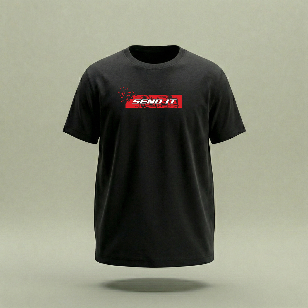 Round Neck Half Sleeve Cotton T-Shirt - 180 GSM