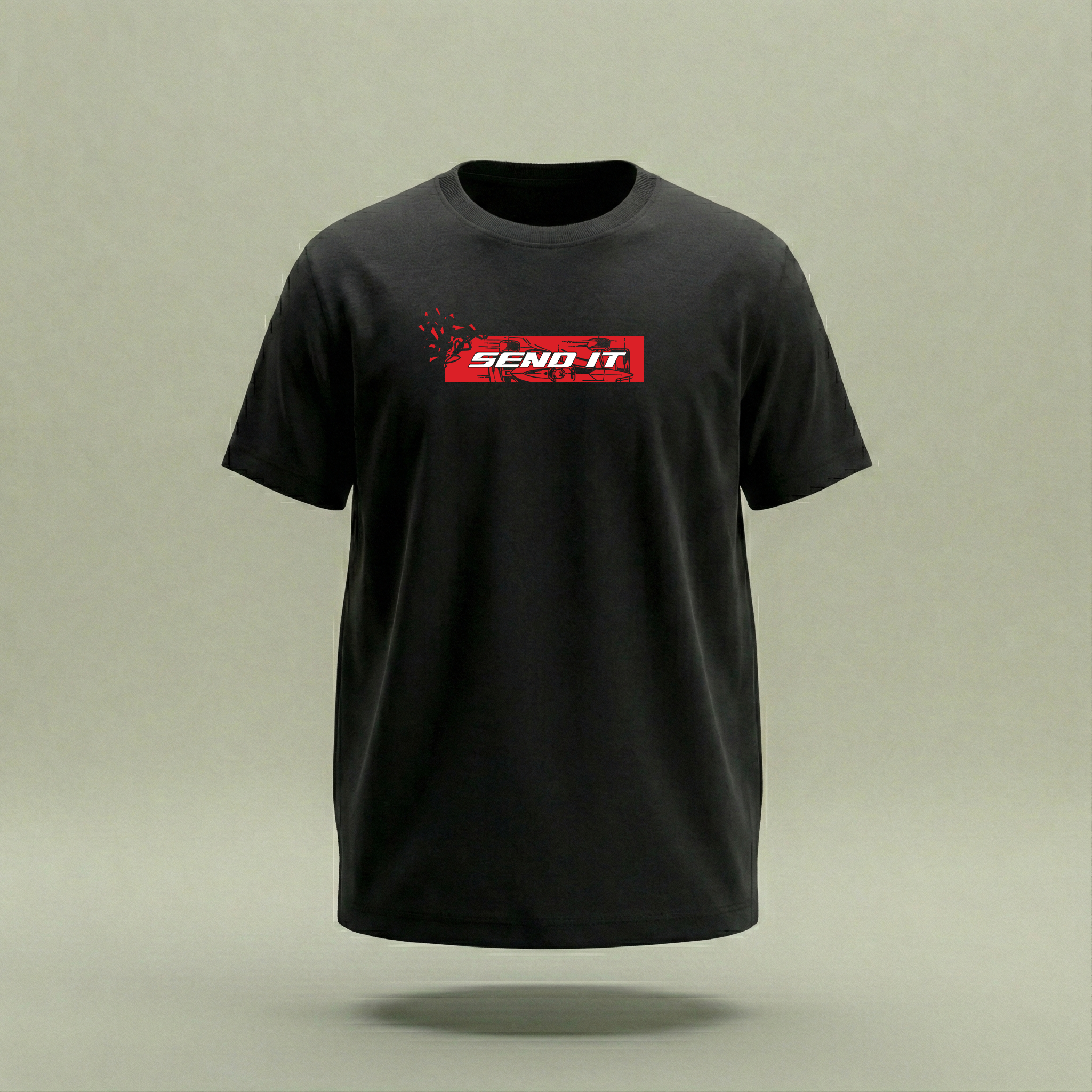 Round Neck Half Sleeve Cotton T-Shirt - 180 GSM