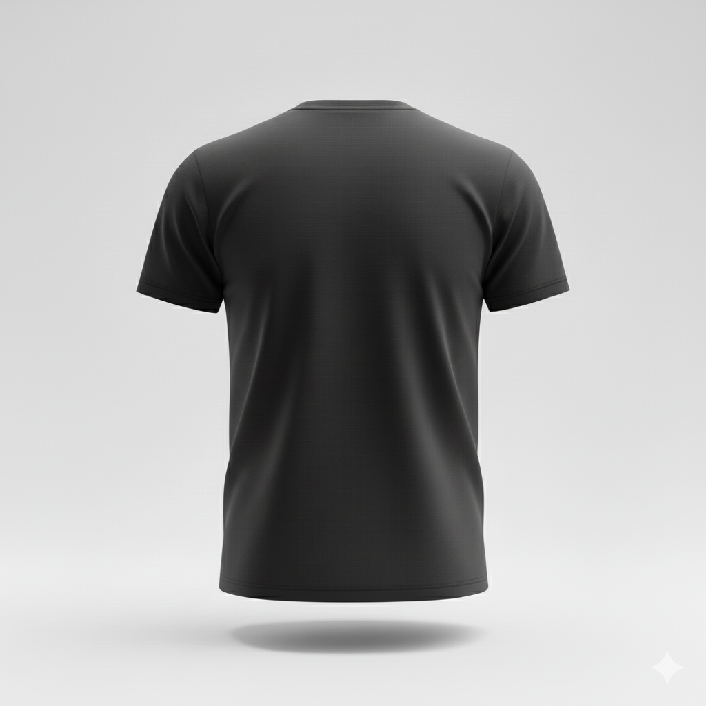 Round Neck Half Sleeve Cotton T-Shirt - 180 GSM