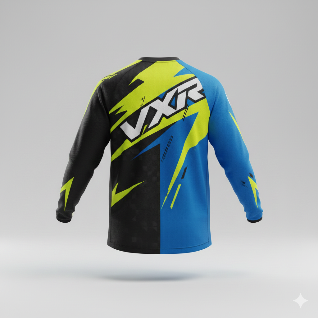 Lightweight Vented Motocross Jersey - Full Sleeve