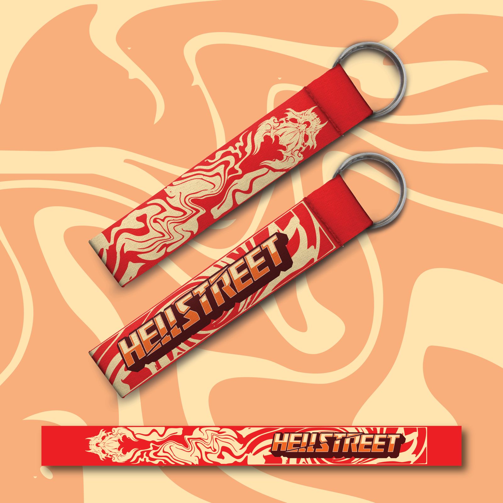 HellStreet - Lanyard Keychain