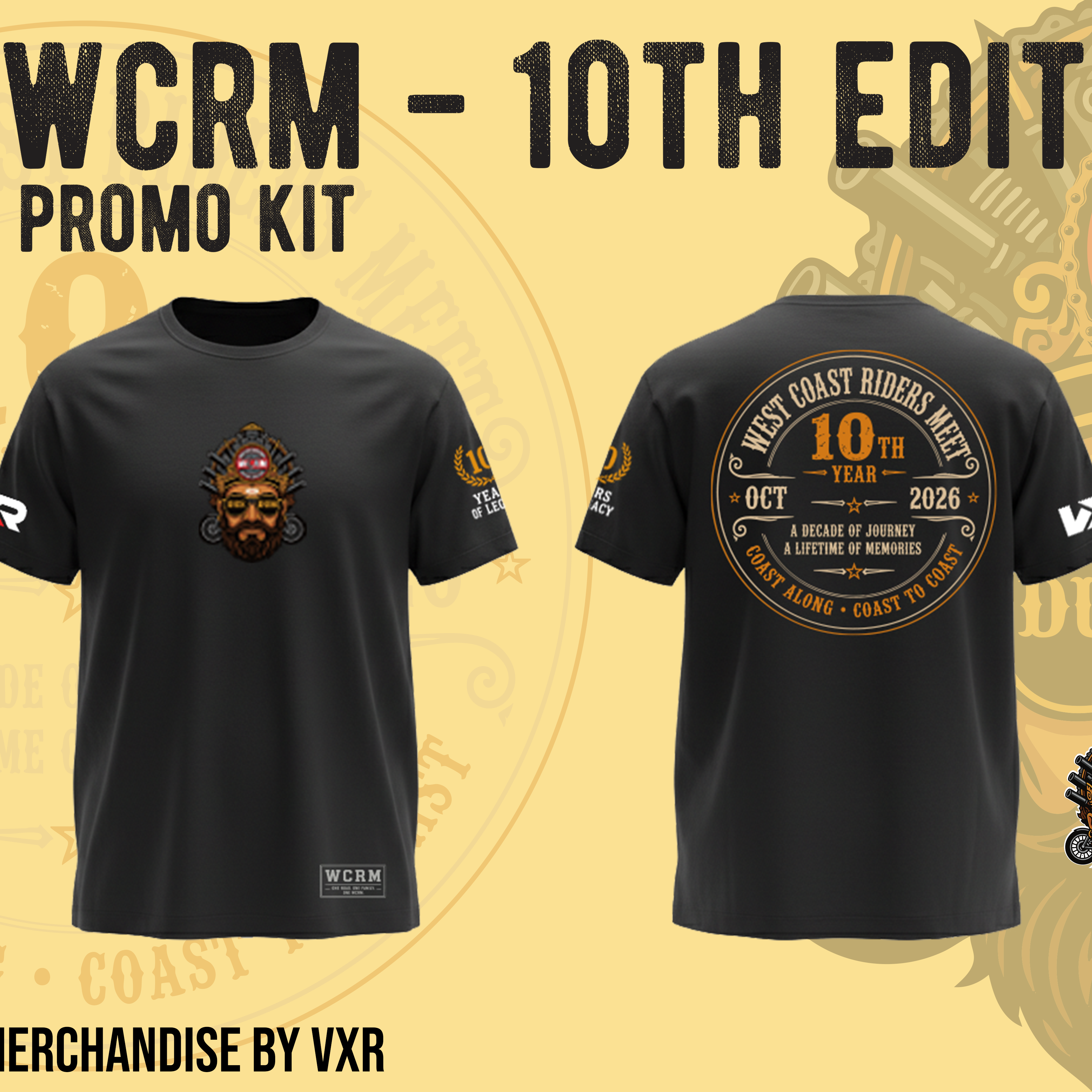 WCRM 10th Edition | Official Tshirt & Promo Kit