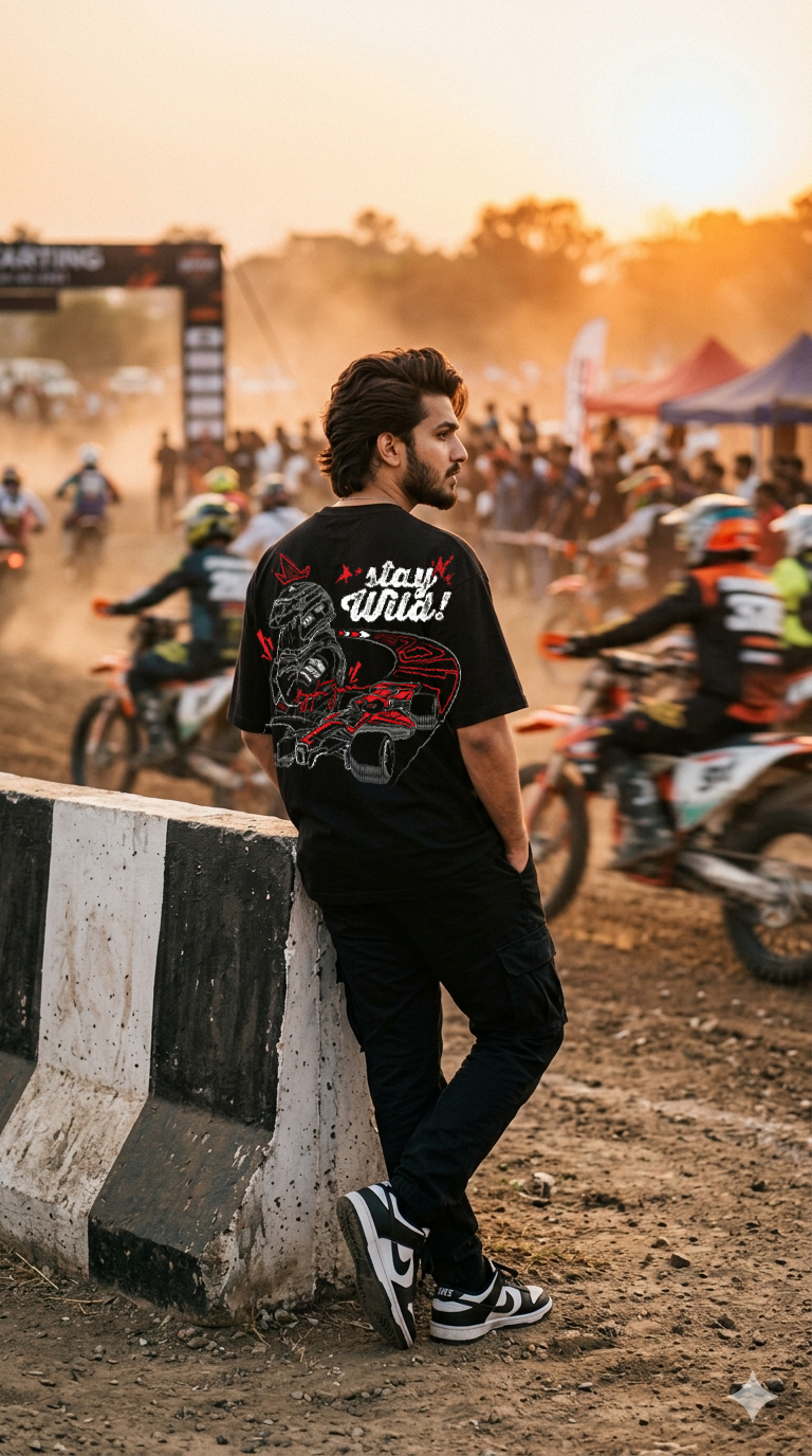 SEND IT | BLACK - RELAXED FIT TEE