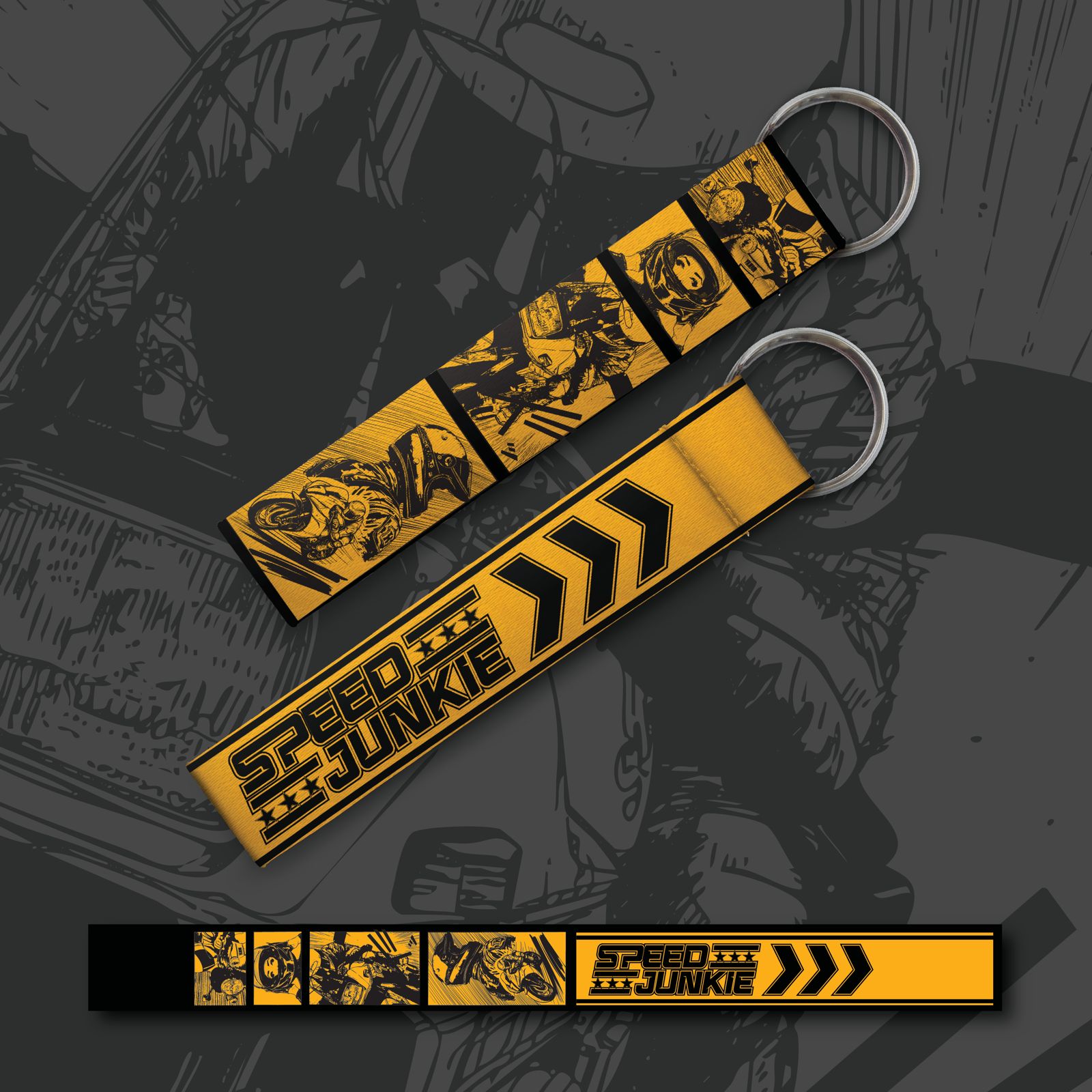 Speed Junkie - Lanyard Keychain