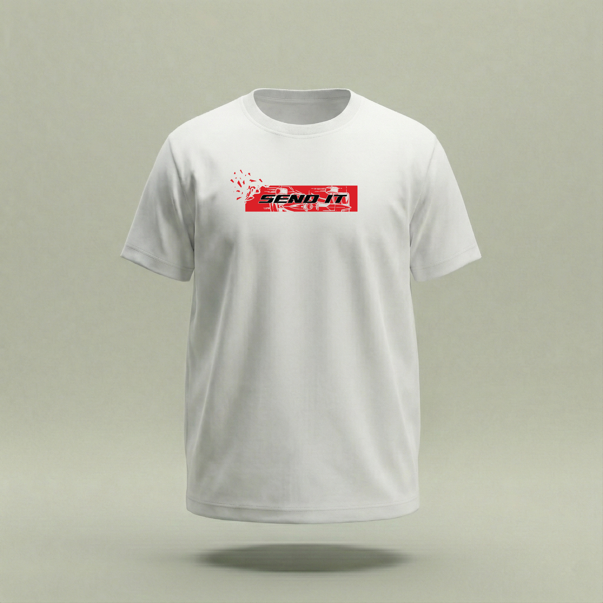 Round Neck Half Sleeve Cotton T-Shirt - 180 GSM